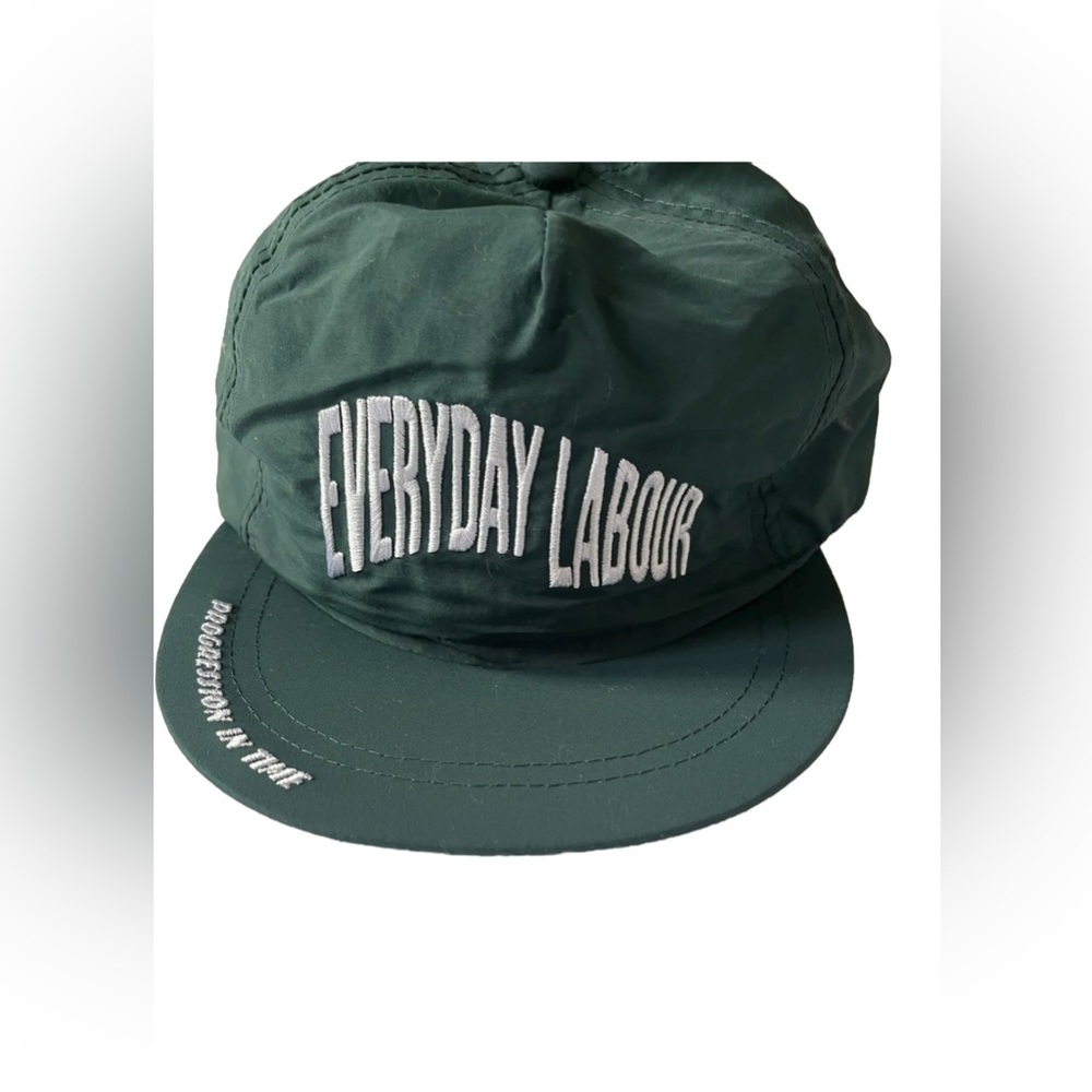 NWT EVERYDAY LABOUR Men’s Hat Bad Year Progression In Time Green $68